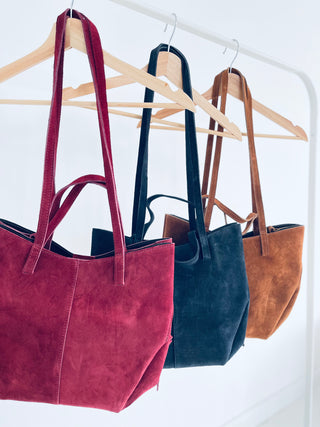 Wildleder Shopper Tasche 2507214-16