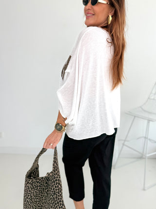 Feinstrick T-Shirt 2608218