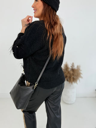 Sweter z dzianiny 2512005