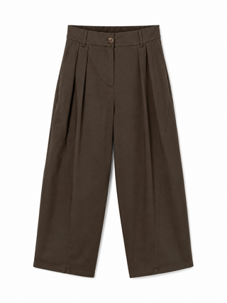 Hose in Braun, Verarbeitung mit Baumwolle für Damen. In Einheitsgröße 36-42 - Levelone GmbH & Co. KG