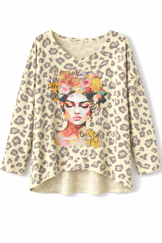 Langarmshirt-leo-gelb-damen-einheitsgröße-levelone