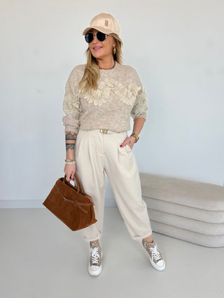 Eleganckie spodnie materiałowe 2512078