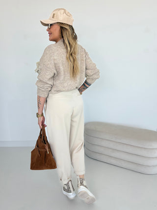 Eleganckie spodnie materiałowe 2512078