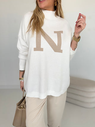 Sweter z dzianiny 2512065