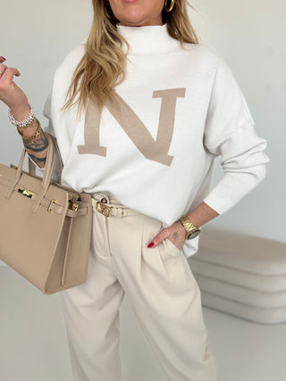 Sweter z dzianiny 2512065