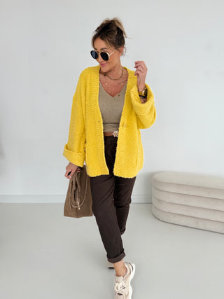 Alpaka Strickjacke 2507339