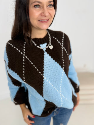 Sweter z dzianiny alpakowej 2512140