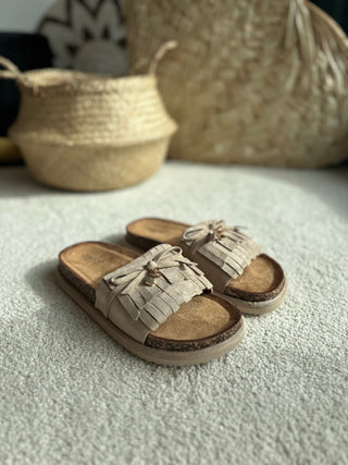 Sandalen in Beige