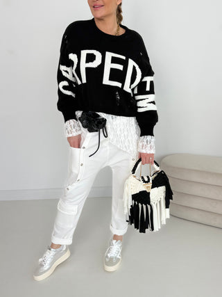 Sweter z dzianiny 2601342