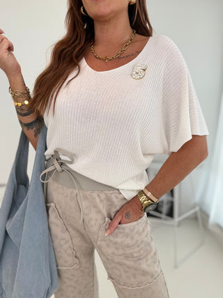 Feinstrick T-Shirt 2604027