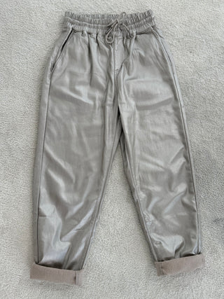 Spodnie ze skóry rozciągliwej 2511203-07