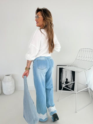 Spodnie jeansowe ze stretchem 2601034-37