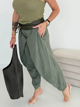 Baggyhose Leinen 2506140
