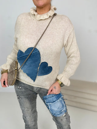 Sweter z dzianiny 2511131