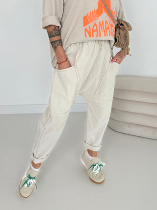 Baggyhose Leinen 2506246