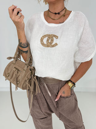 Leinen T- Shirt 2507088