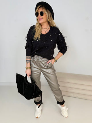 Sweter z dzianiny 2512005