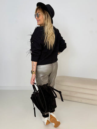 Sweter z dzianiny 2512005