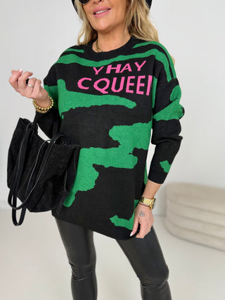 Sweter z dzianiny 2511284