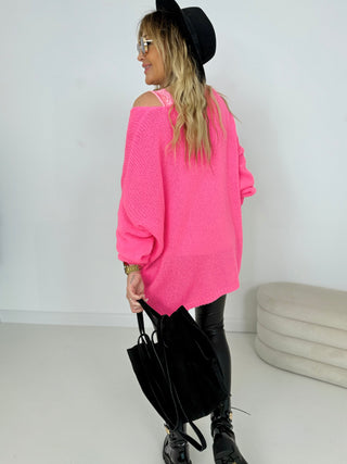 Sweter z dzianiny 2512011