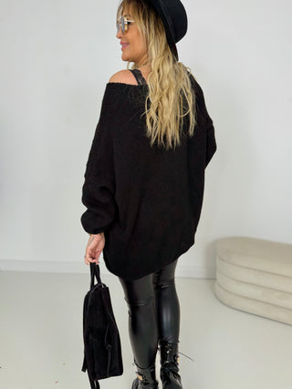 Sweter z dzianiny 2512008