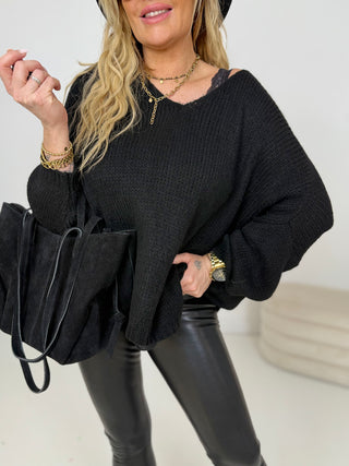 Sweter z dzianiny 2512008