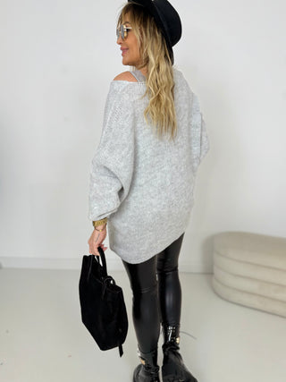 Sweter z dzianiny 2512007